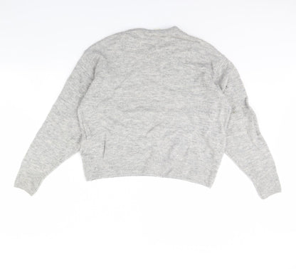 Womens UK Size XS H&M Grey Pullover Jumper