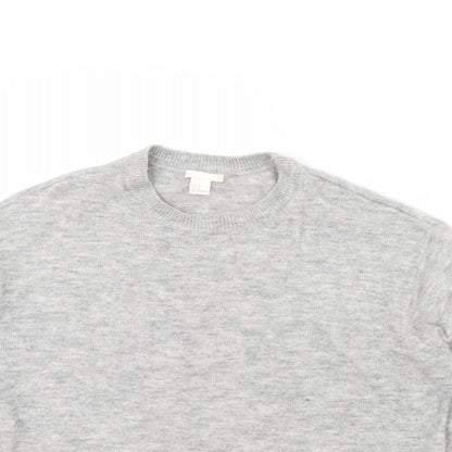 Womens UK Size XS H&M Grey Pullover Jumper