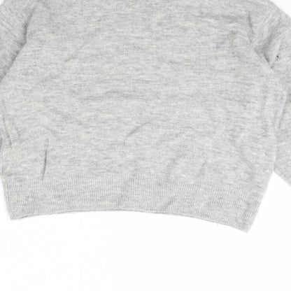 Womens UK Size XS H&M Grey Pullover Jumper