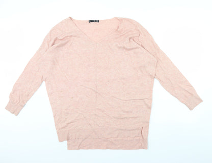 Womens UK Size M Atmosphere Pink Pullover Jumper