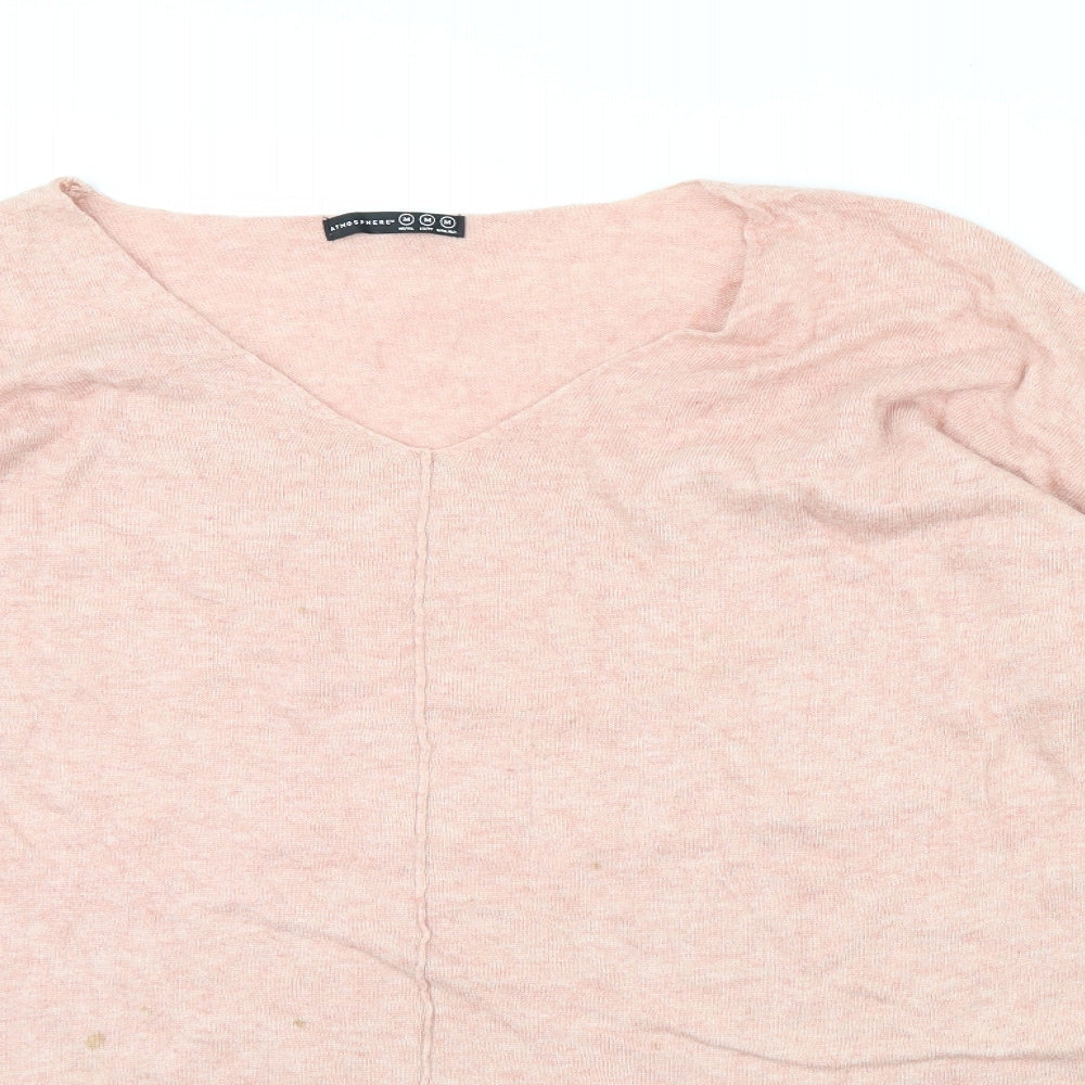 Womens UK Size M Atmosphere Pink Pullover Jumper