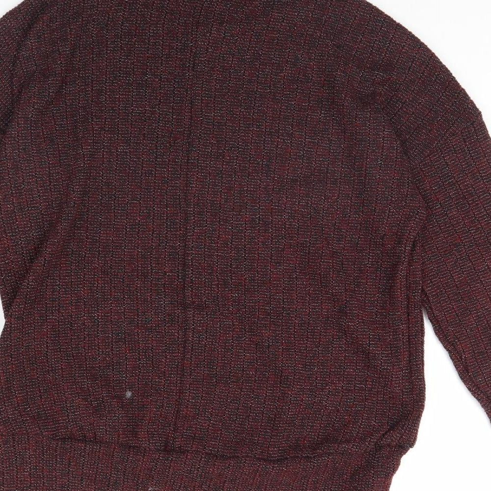 Womens UK Size 6 Topshop Red Pullover Jumper