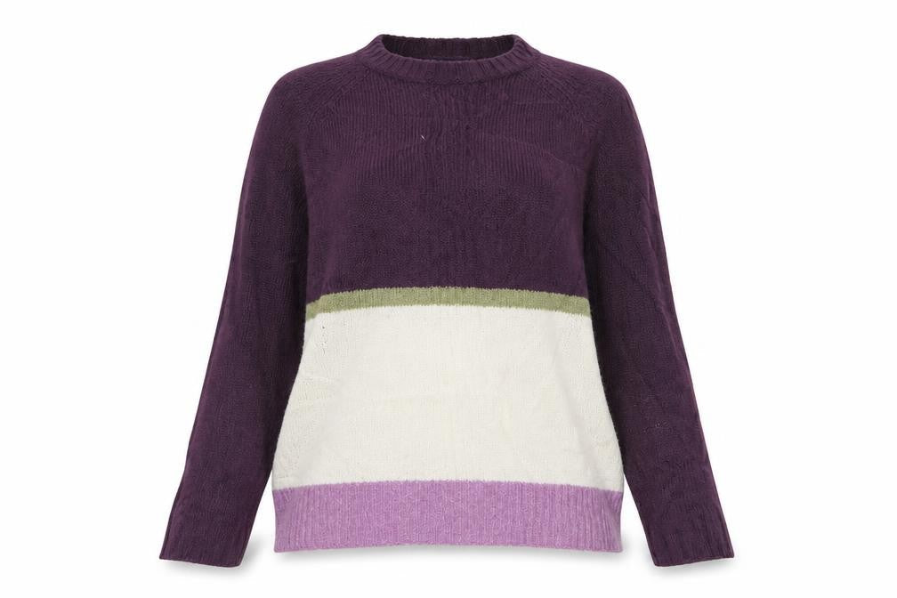 Womens UK Size M m&s Purple Pullover Jumper
