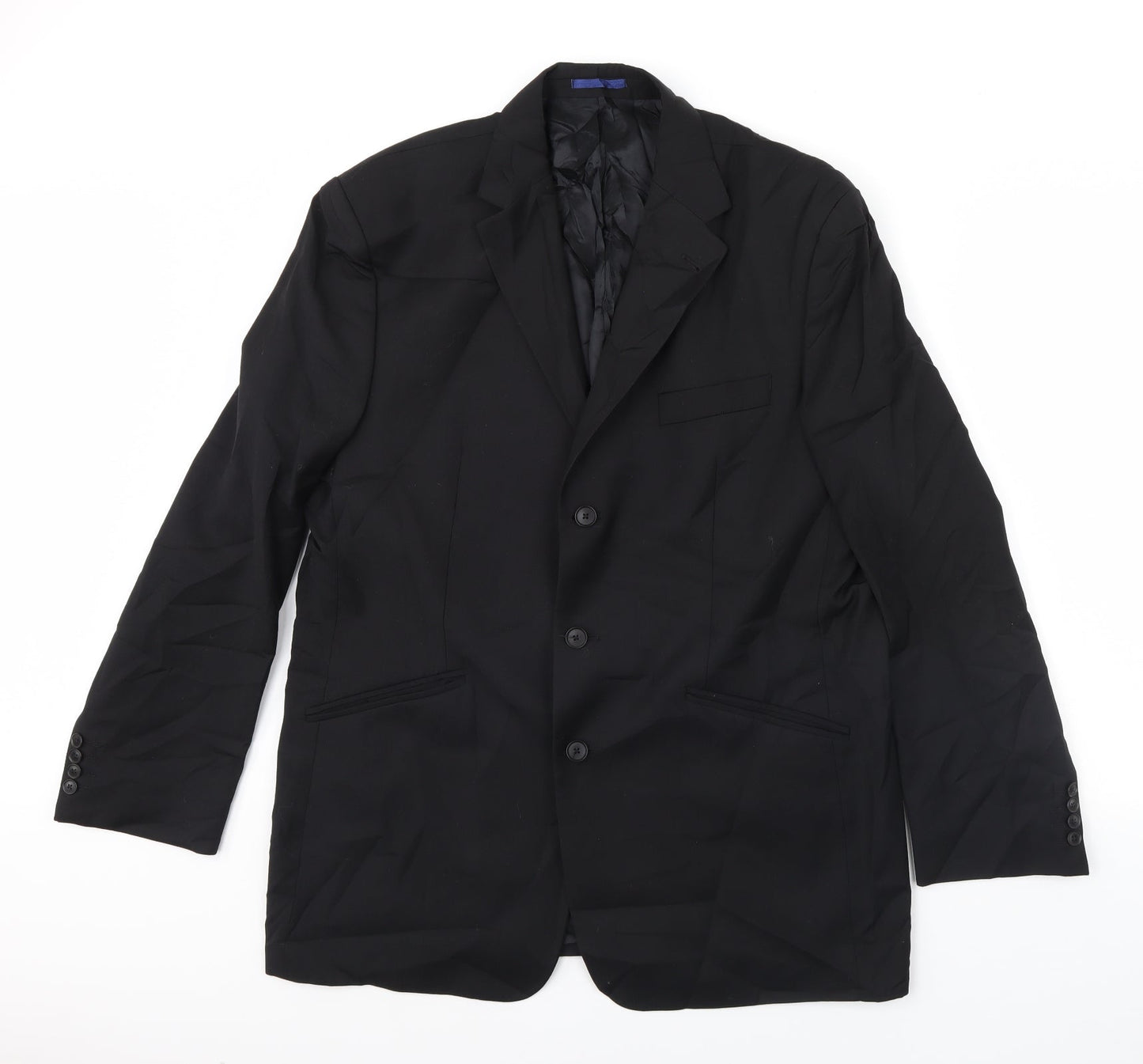 Mens UK Size 40 Preworn Black Jacket