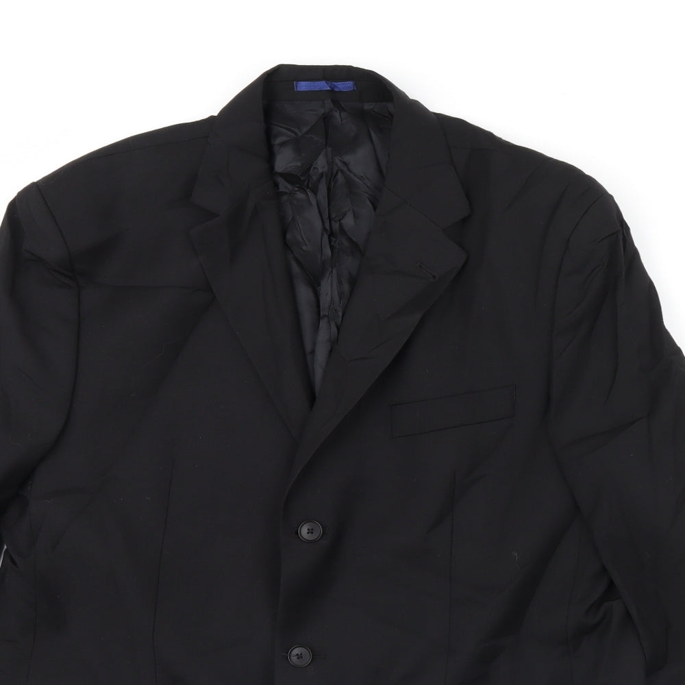 Mens UK Size 40 Preworn Black Jacket