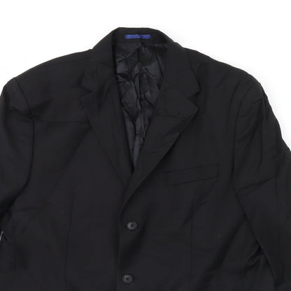 Mens UK Size 40 Preworn Black Jacket