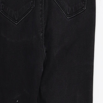 Dorothy Perkins Womens Black  Denim Skinny Jeans Size 12 L26 in