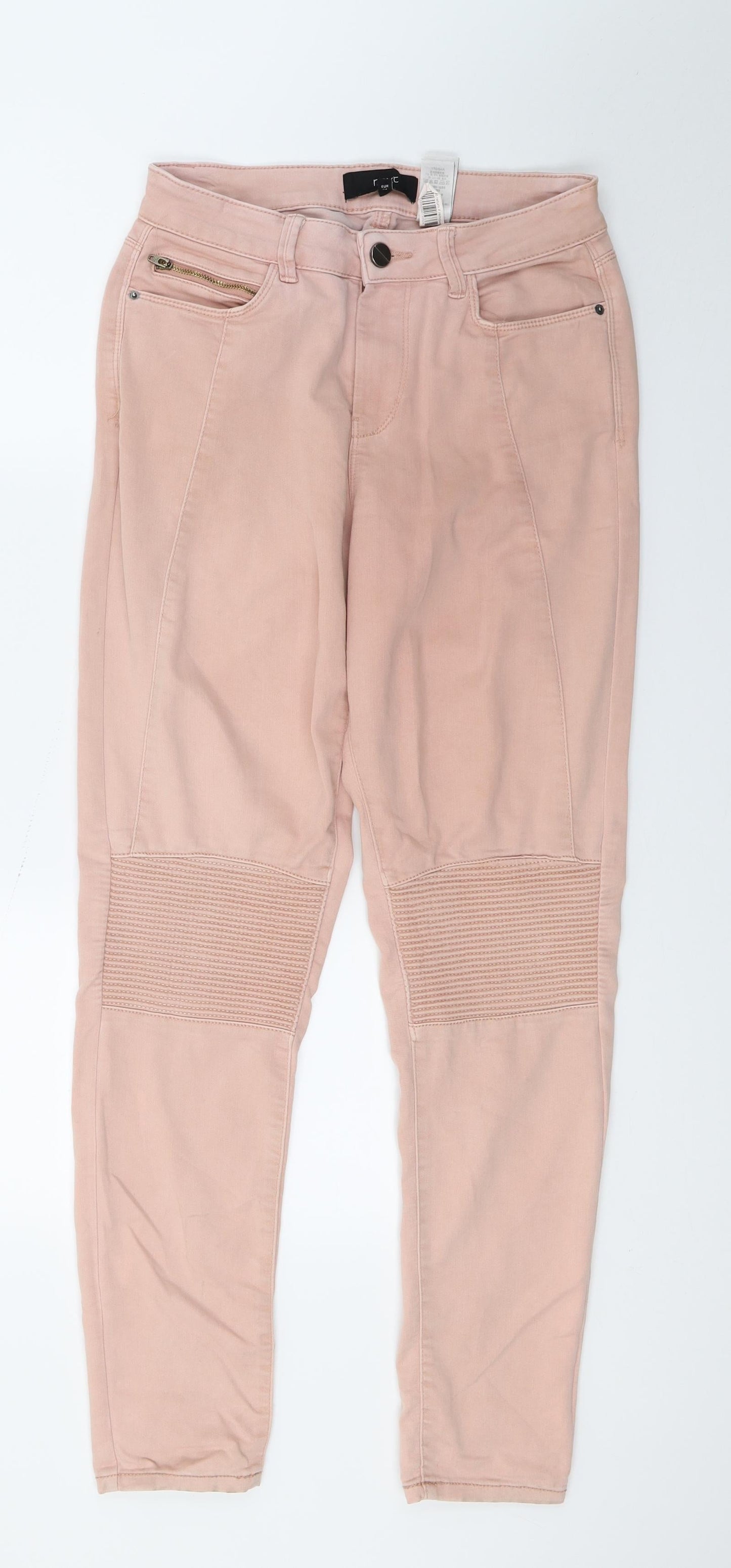 NEXT Womens Pink  Denim Skinny Jeans Size 6 L27 in