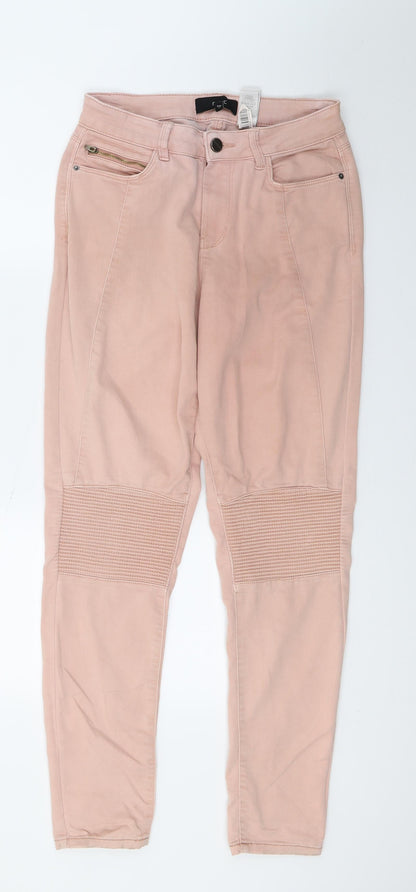 NEXT Womens Pink  Denim Skinny Jeans Size 6 L27 in