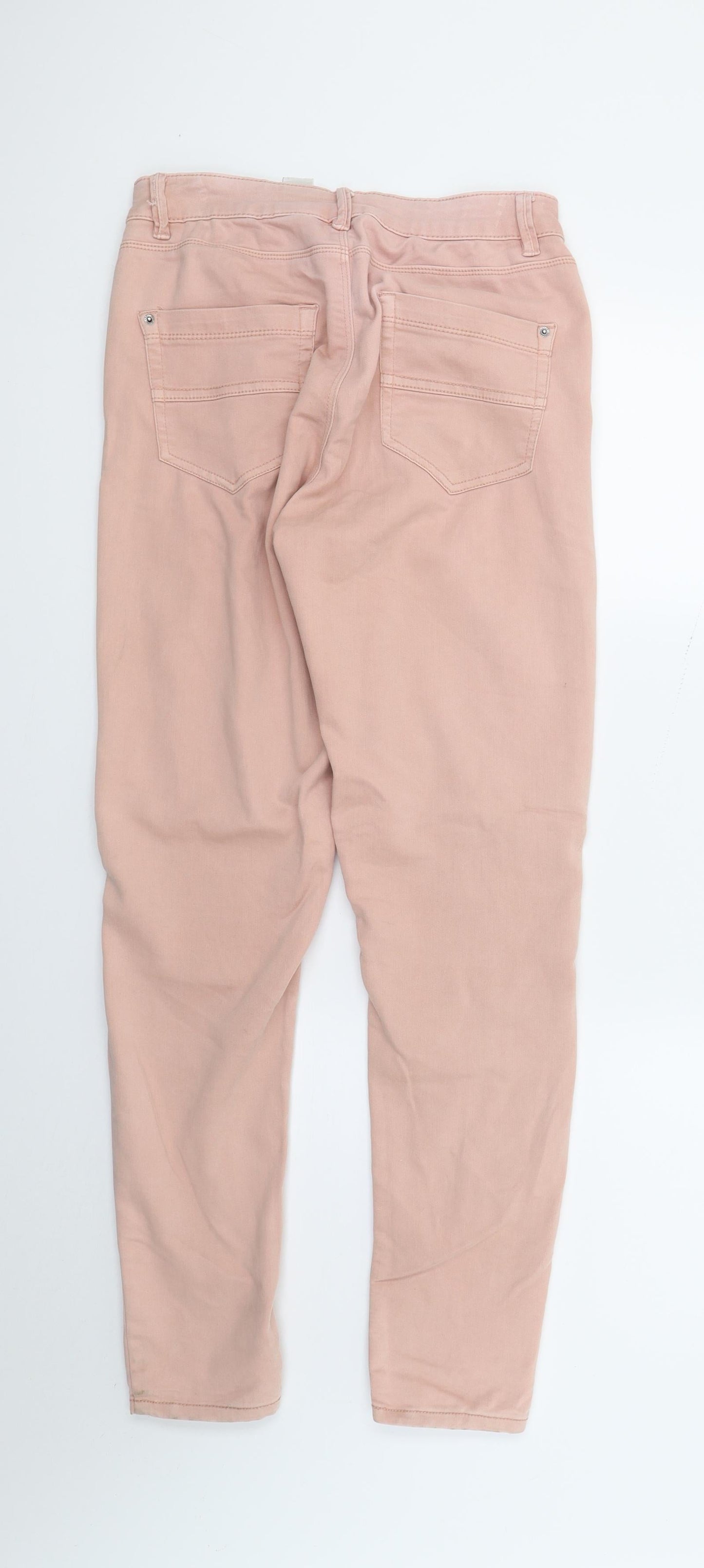 NEXT Womens Pink  Denim Skinny Jeans Size 6 L27 in