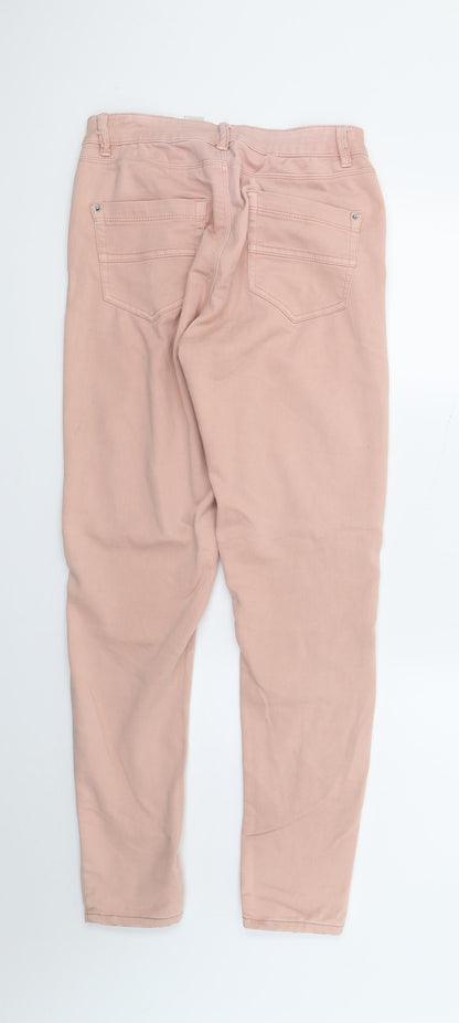 NEXT Womens Pink  Denim Skinny Jeans Size 6 L27 in