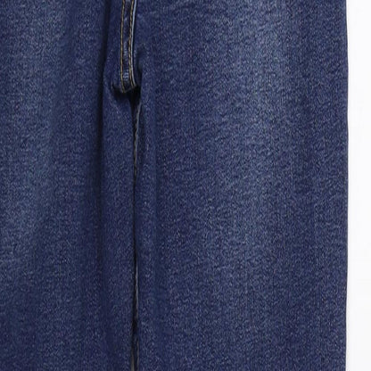 Womens UK Size 12 Momokrom Regular Fit Skinny Blue Jeans