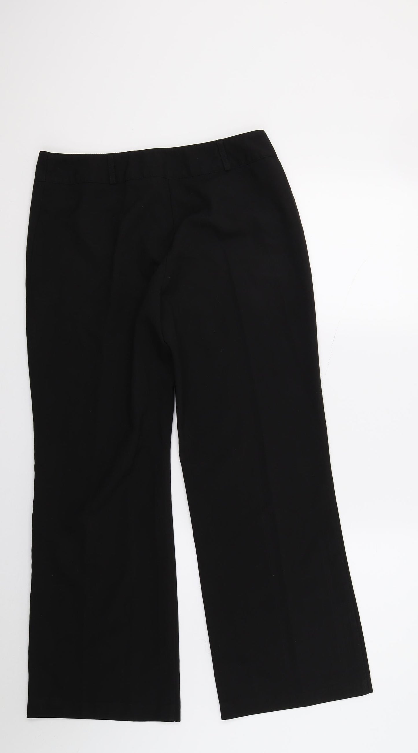 Womens UK Size 12 Dorothy Perkins Regular Fit  Black Trousers