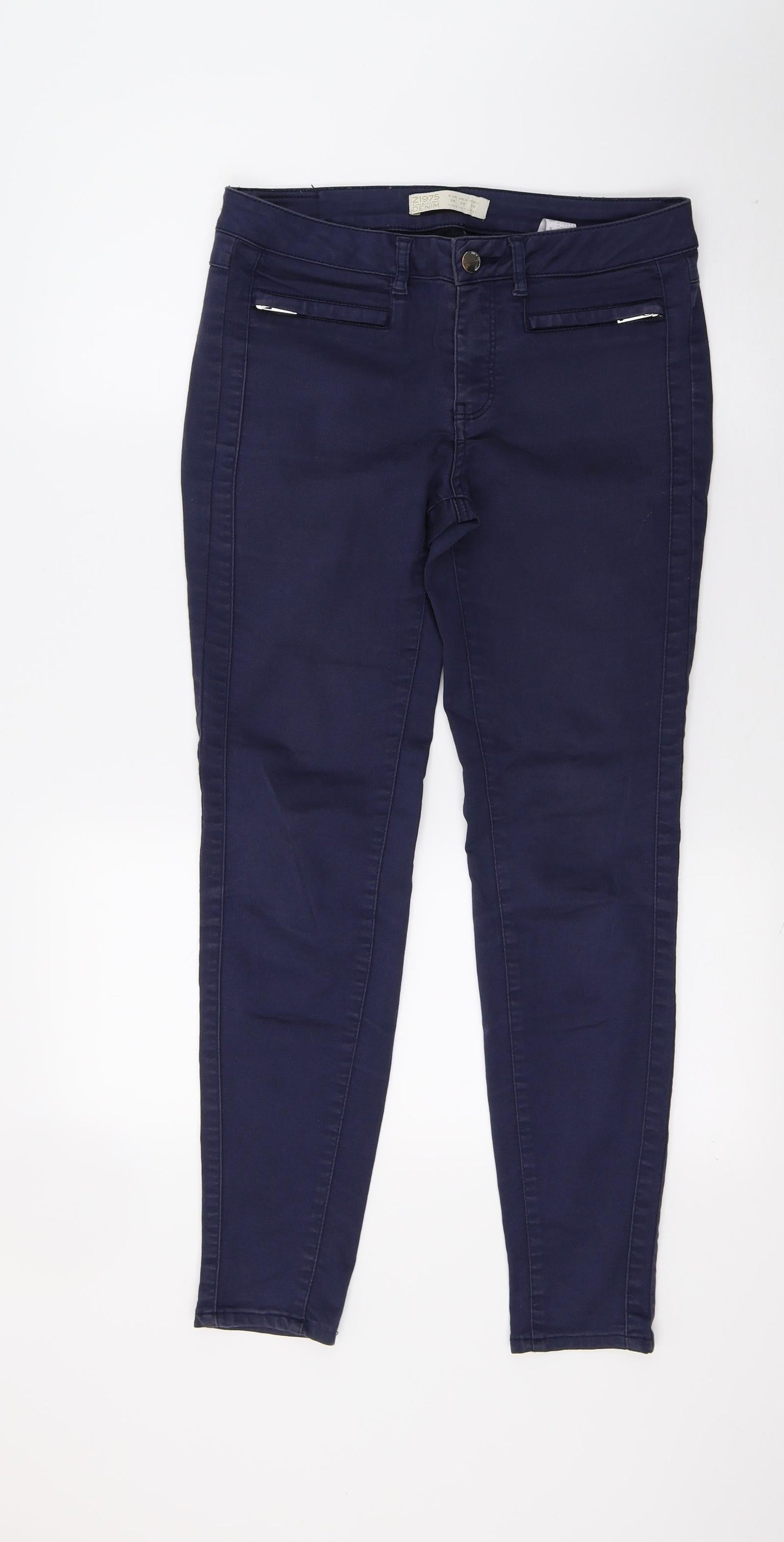 Zara Womens Blue   Skinny Jeans Size 8 L26 in