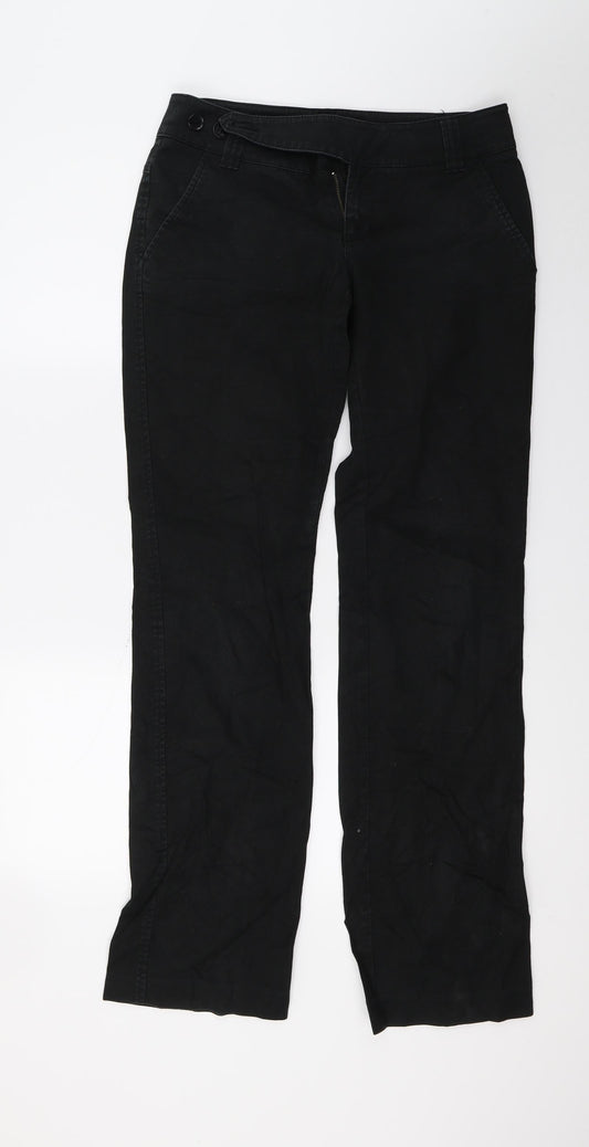 Mexx Womens Black  Denim Straight Jeans Size 6 L31 in