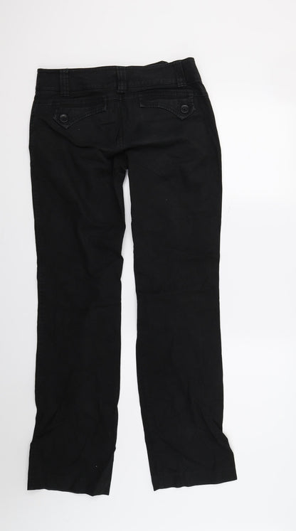 Mexx Womens Black  Denim Straight Jeans Size 6 L31 in