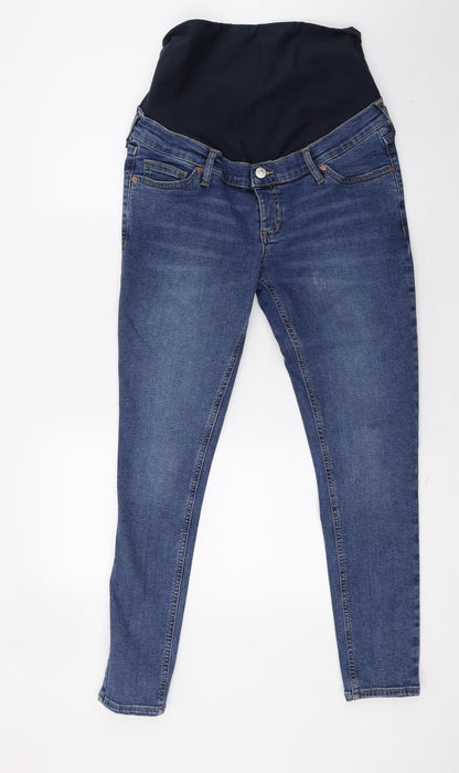 Topshop Womens Blue  Denim Skinny Jeans Size 10 L26 in