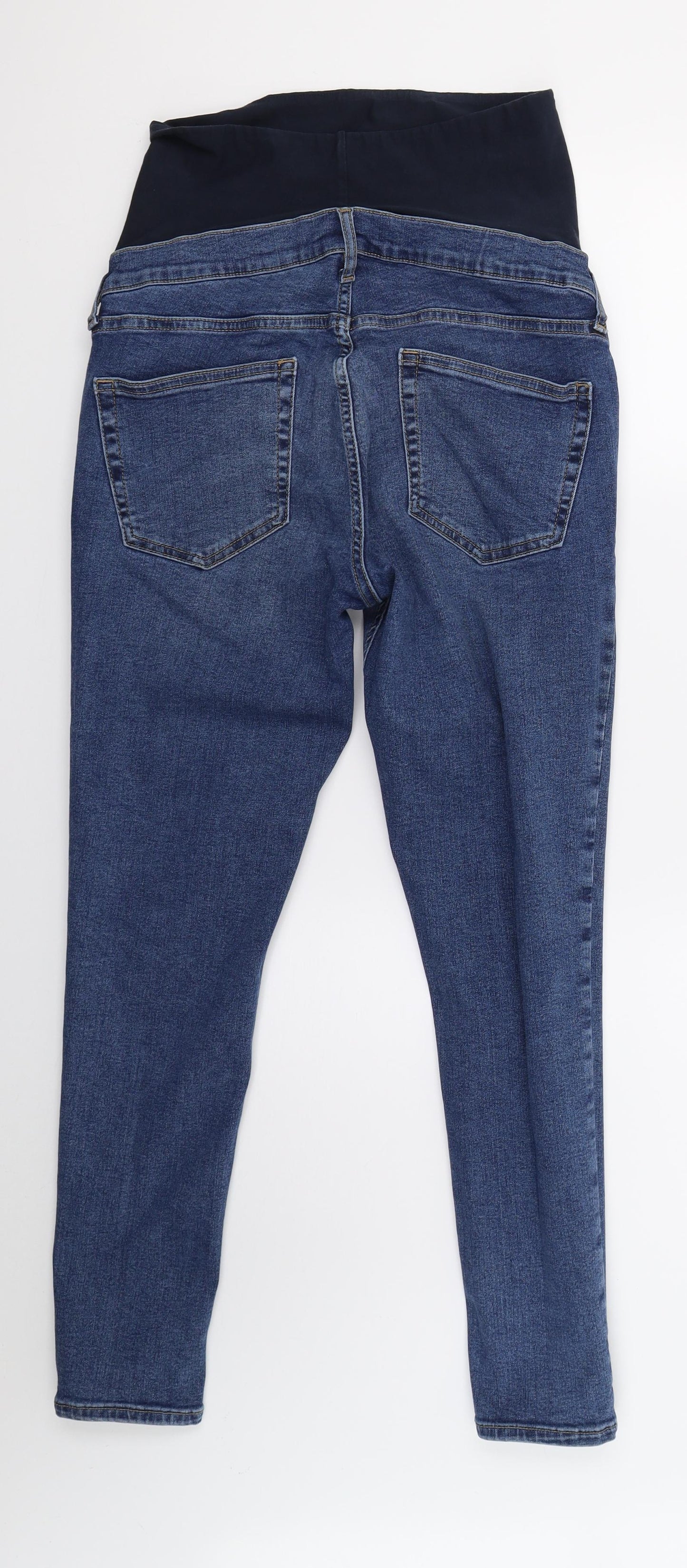 Topshop Womens Blue  Denim Skinny Jeans Size 10 L26 in