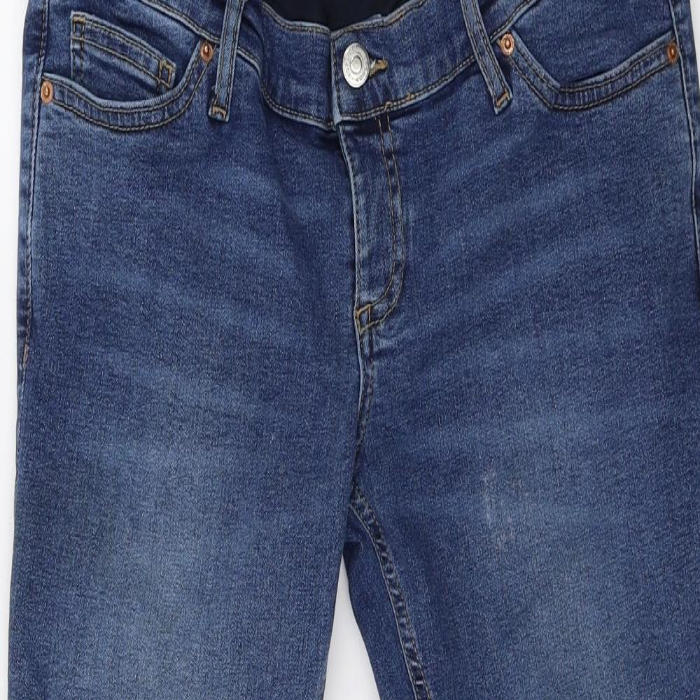 Topshop Womens Blue  Denim Skinny Jeans Size 10 L26 in