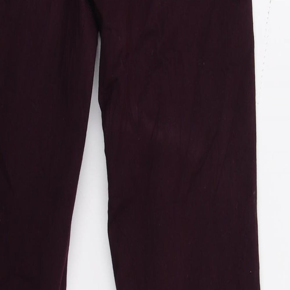 Topshop Womens Red  Denim Skinny Jeans Size 30 in L28 in