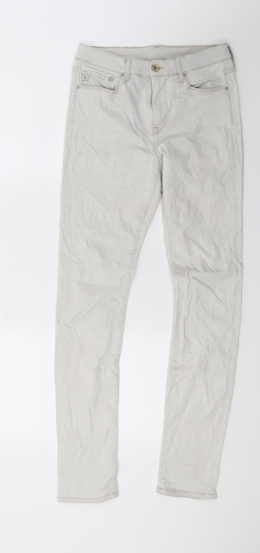 Dorothy Perkins Womens Beige   Skinny Jeans Size 29 in L28 in