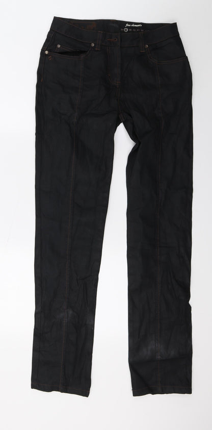 Five Elementz Womens Black  Denim Skinny Jeans Size 8 L33 in
