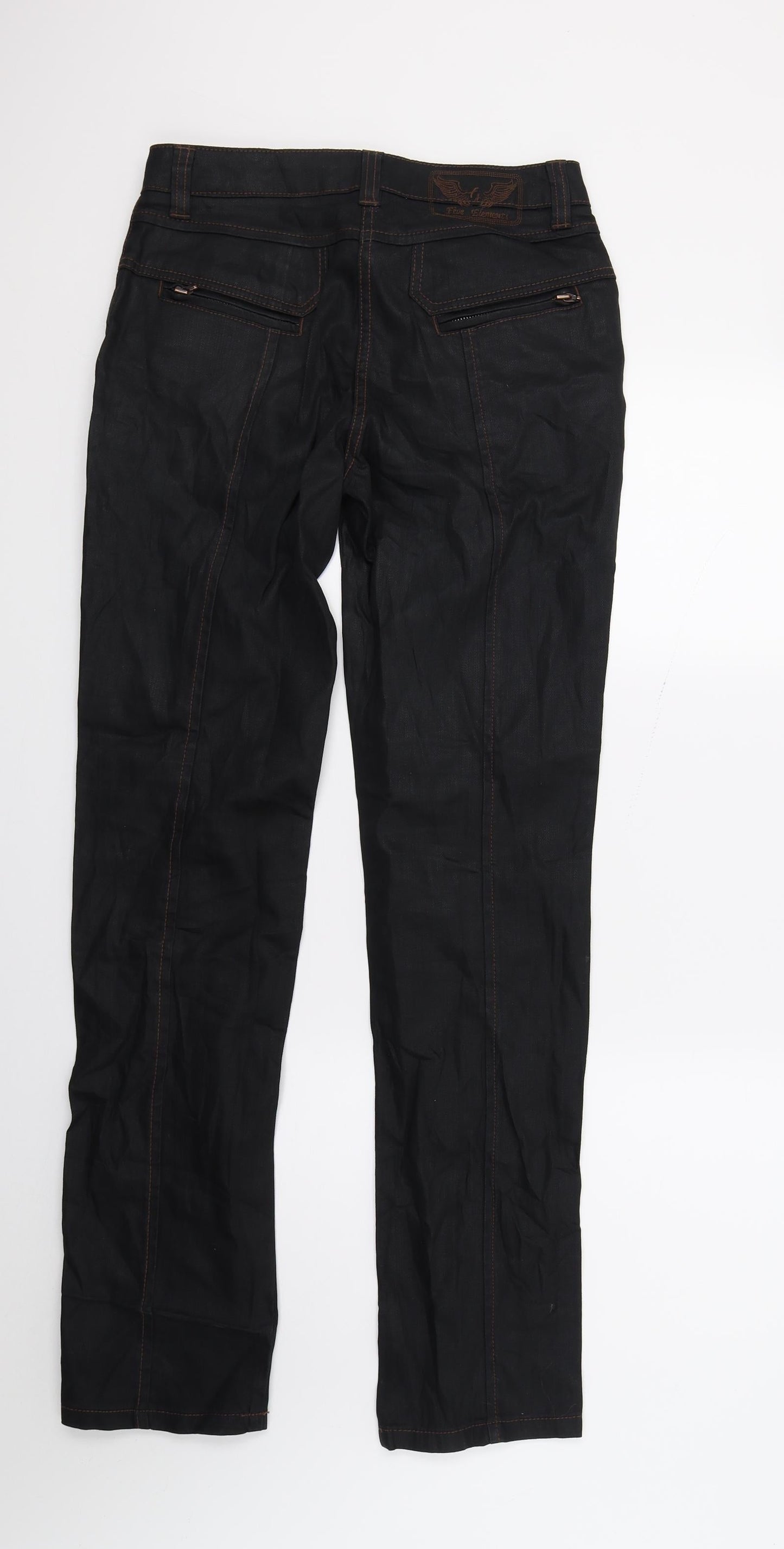 Five Elementz Womens Black  Denim Skinny Jeans Size 8 L33 in