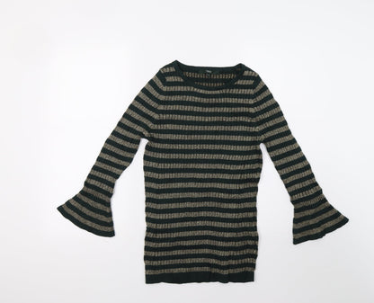 Womens UK Size 14 NEXT Green Pullover Jumper