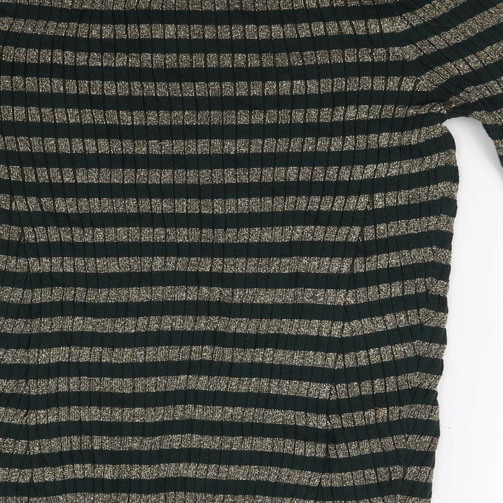 Womens UK Size 14 NEXT Green Pullover Jumper