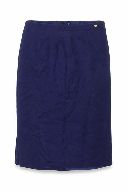 Preworn Womens Blue   A-Line Skirt Size 28
