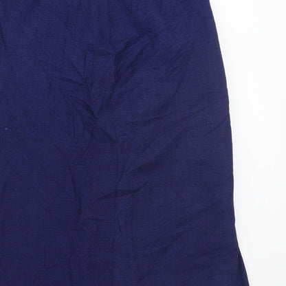 Preworn Womens Blue   A-Line Skirt Size 28