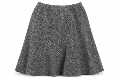 Preworn Womens Black   A-Line Skirt