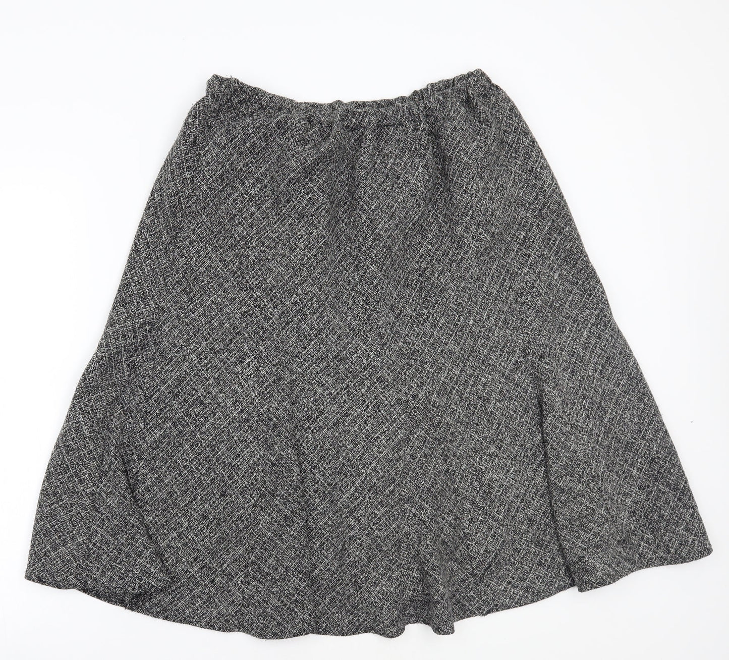 Preworn Womens Black   A-Line Skirt