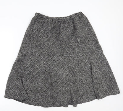 Preworn Womens Black   A-Line Skirt