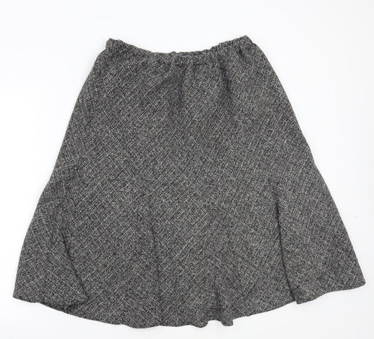 Preworn Womens Black   A-Line Skirt