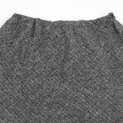 Preworn Womens Black   A-Line Skirt