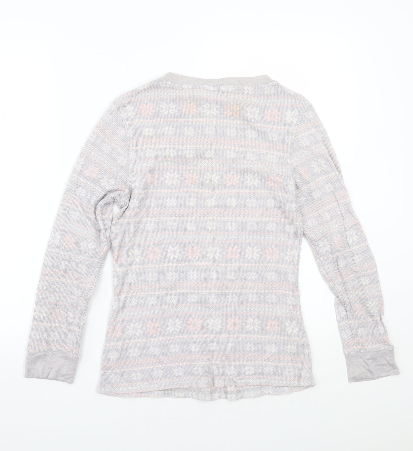 Love to lounge Womens Grey  Rayon Babydoll Pyjama Top Size S