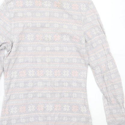 Love to lounge Womens Grey  Rayon Babydoll Pyjama Top Size S