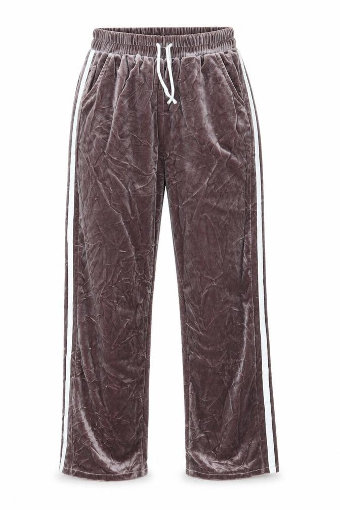 Womens UK Size 8 Preworn Regular Fit Sweatpants Purple Trousers