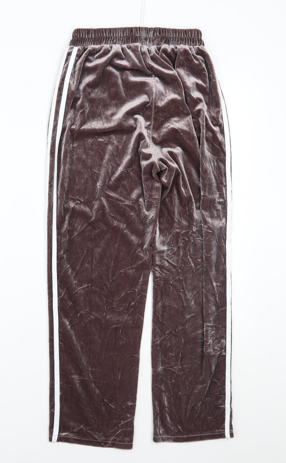 Womens UK Size 8 Preworn Regular Fit Sweatpants Purple Trousers