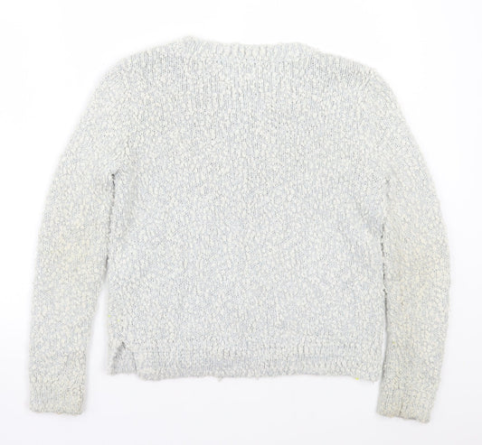 Womens UK Size M Hollister Grey Pullover Jumper