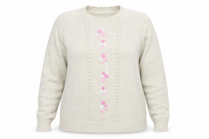 Womens UK Size 16 Berkertex Beige Pullover Jumper