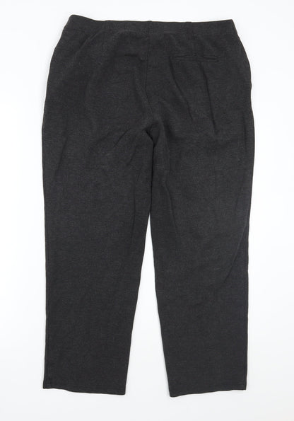 Womens UK Size 16 Marks and Spencer Regular Fit  Grey Trousers