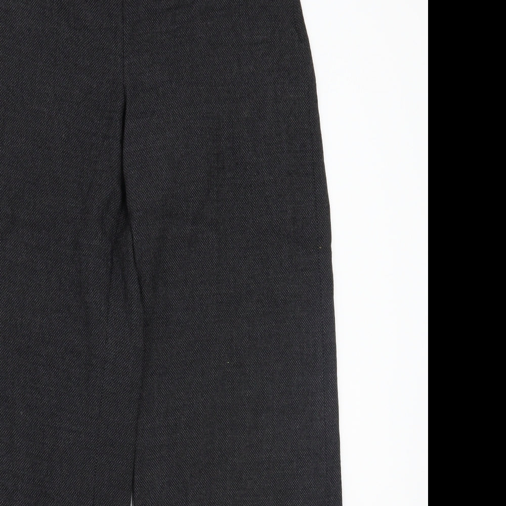 Womens UK Size 10 Preworn Regular Fit  Black Trousers