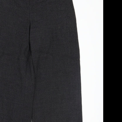 Womens UK Size 10 Preworn Regular Fit  Black Trousers