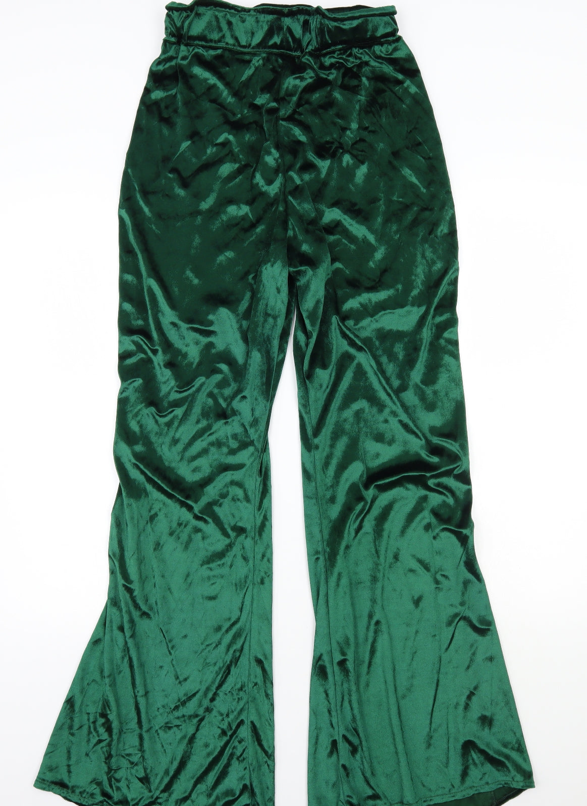 Womens UK Size  Preworn Regular Fit  Green Trousers