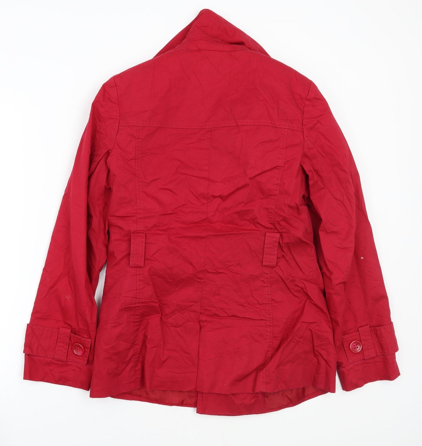 TU Womens Red   Jacket Coat Size 10