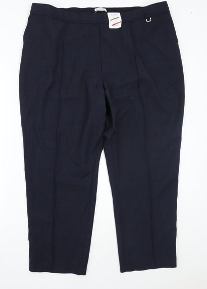 Marks and Spencer Womens Blue   Trousers  Size 22 L27 in