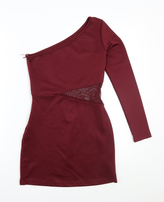 Glamourous Womens Red   A-Line  Size 8