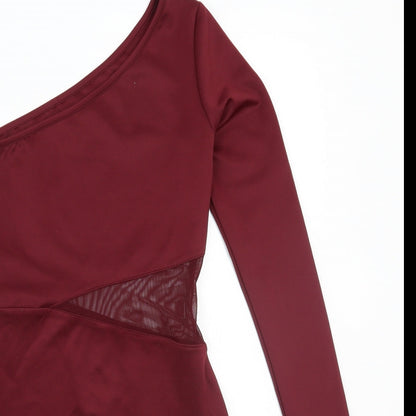 Glamourous Womens Red   A-Line  Size 8